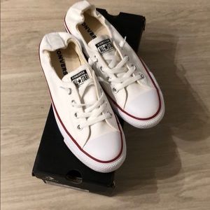 New Women’s Shoreline Slip-on White Converse 9.5